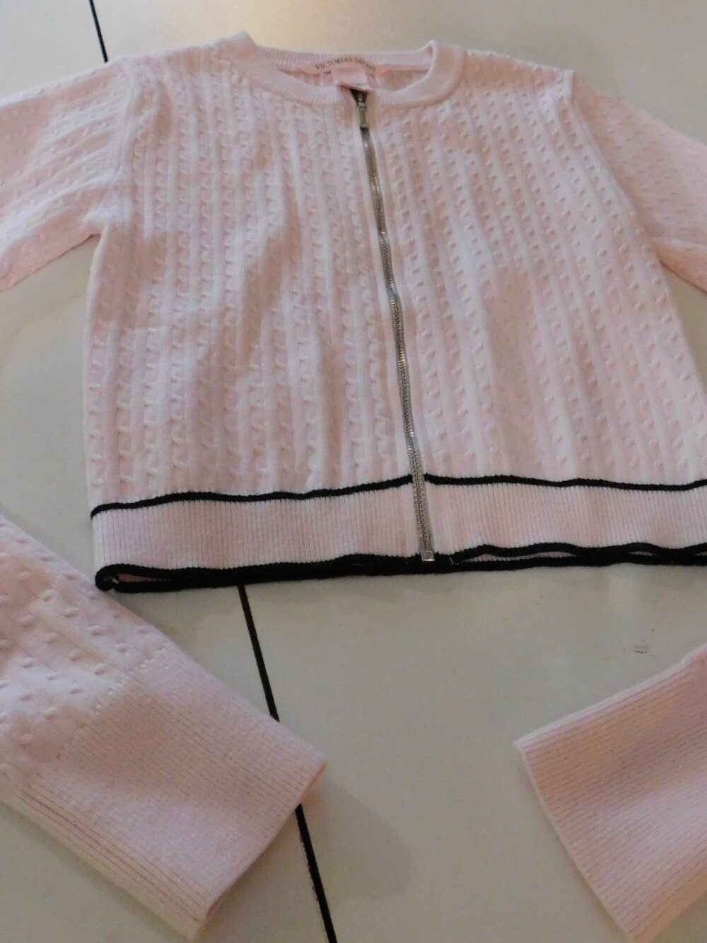 victoria secret zip sweater